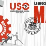 USO se moviliza contra la siniestralidad laboral