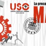 USO: La precariedad laboral mata, lema de la campaña por el Día de la Seguridad y la Salud en el Trabajo