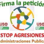 ¡No mas agresiones a los empleados públicos!