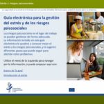 Guía electrónica para la gestión del estrés y los riesgos psicosociales