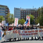 La recuperación del empleo, los salarios y los derechos sociales, reivindicaciones de USO en el 1 de mayo