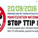 USO estuvo presente en la manifestación europea contra el CETA y el TTIP