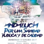 15-E: Manifestaciones en defensa de la sanidad pública en Andalucía