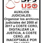 SPJ-USO denuncia el plan extraordinario de organización de archivos judiciales sin medios de apoyo, materiales ni personales en Córdoba