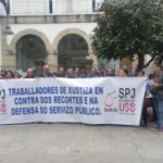 SPJ-USO protesta por la disminución de personal en el Juzgado de Caldas