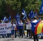 Exito en la concentración convocada por Acaip-USO en Málaga