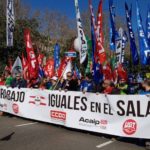 Miles de funcionarios de prisiones protestan en Madrid