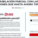 USO pone en marcha una recogida de firmas para recuperar la jubilación parcial