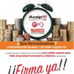 Acaip-USO: Acuerdo de movilizaciones conjuntas