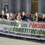 La MERP reivindica frente al Congreso el blindaje de las pensiones en la Constitución