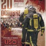 FAC-USO en la manifestación de bomberos del 20 de octubre