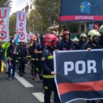 La FAC-USO, en la gran manifestación de Madrid por una ley marco para los bomberos