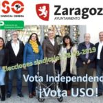 Ayto.Zaragoza: Si quieres Independencia, Vota USO