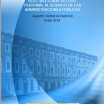 Boletín estadístico del personal al servicio de las Administraciones Públicas. Registro Central de Personal. Enero 2019