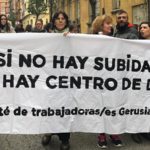 La plantilla de centros de día de Asturias culmina su huelga y espera un gesto antes de convocar más