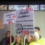 Un centenar de trabajadores del SER reclaman el reconocimiento de autoridad pública