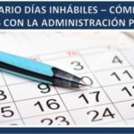 AGE: Publicado el día de calendarios inhábiles en el ámbito de la Administración General del Estado para el año 2020.