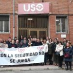 USO-La Rioja recuerda en un emotivo acto a los dos trabajadores fallecidos en accidente laboral