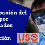 Evaluación de profesiones de más y menos riesgo frente al coronavirus, según criterio de la ITSS