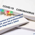 Guía de buenas prácticas frente al Covid-19, para los profesionales de la Seguridad y Salud