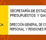 Sede Electrónica de la Dirección General de Costes de Personal