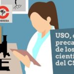 USO reclama la conversión en fijos de 50 científicos del CSIC