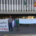 USO-Andalucía reivindica la sanidad pública frente al Hospital de Valme