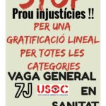 FAC-USO. Huelga general en Sanidad de Catalunya. 7 de julio