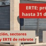 ERTE, prórroga hasta enero: sectores afectados y ERTE de rebrote