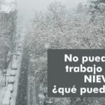 ¿Qué pasa si no puedo ir al trabajo por la nieve? ¿Necesito un justificante?