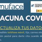 MUFACE: Actualización de datos para vacunación covid