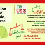 19 de junio: manifestación contra el fraude de ley en la Administración