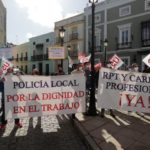 FAC-USO se concentra contra el Ayuntamiento de Zafra