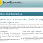 Solicitud del Certificado COVID Digital de la UE