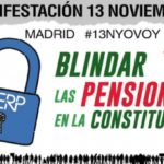 La MERP convoca manifestación el 13-N por el blindaje de las pensiones