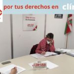 LSB-USO en clínica IVI trabajando por tus derechos