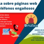 MUFACE alerta sobre páginas web engañosas