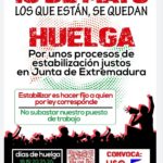 USO informa sobre la primera huelga indefinida del personal de Administración General de Junta de Extremadura