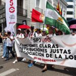 SPJ-USO: Multitudinaria manifestación en Madrid de los trabajadores de Justicia