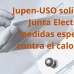 Jupen-USO pide a la Junta Electoral medidas especiales en los colegios electorales para proteger a los más vulnerables del calor