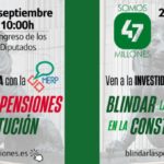 MERP: Concentraciones ante el Congreso para reivindicar el blindaje de las pensiones