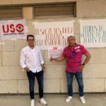 USO Sanidad León apoya al compañero en huelga de hambre