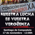 USO Galicia estará en la manifestación de los bomberos el 17 de noviembre