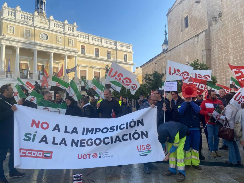 FAC USO movilizaciones Ayuntamiento de Badajoz