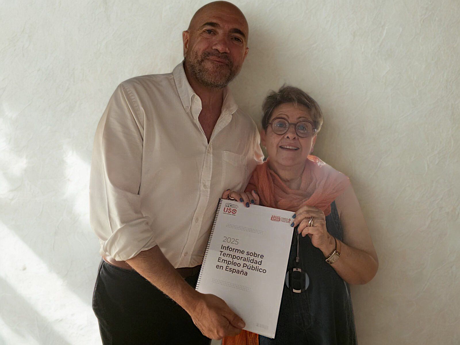 Reunión FAC-USO con Françoise Geng
