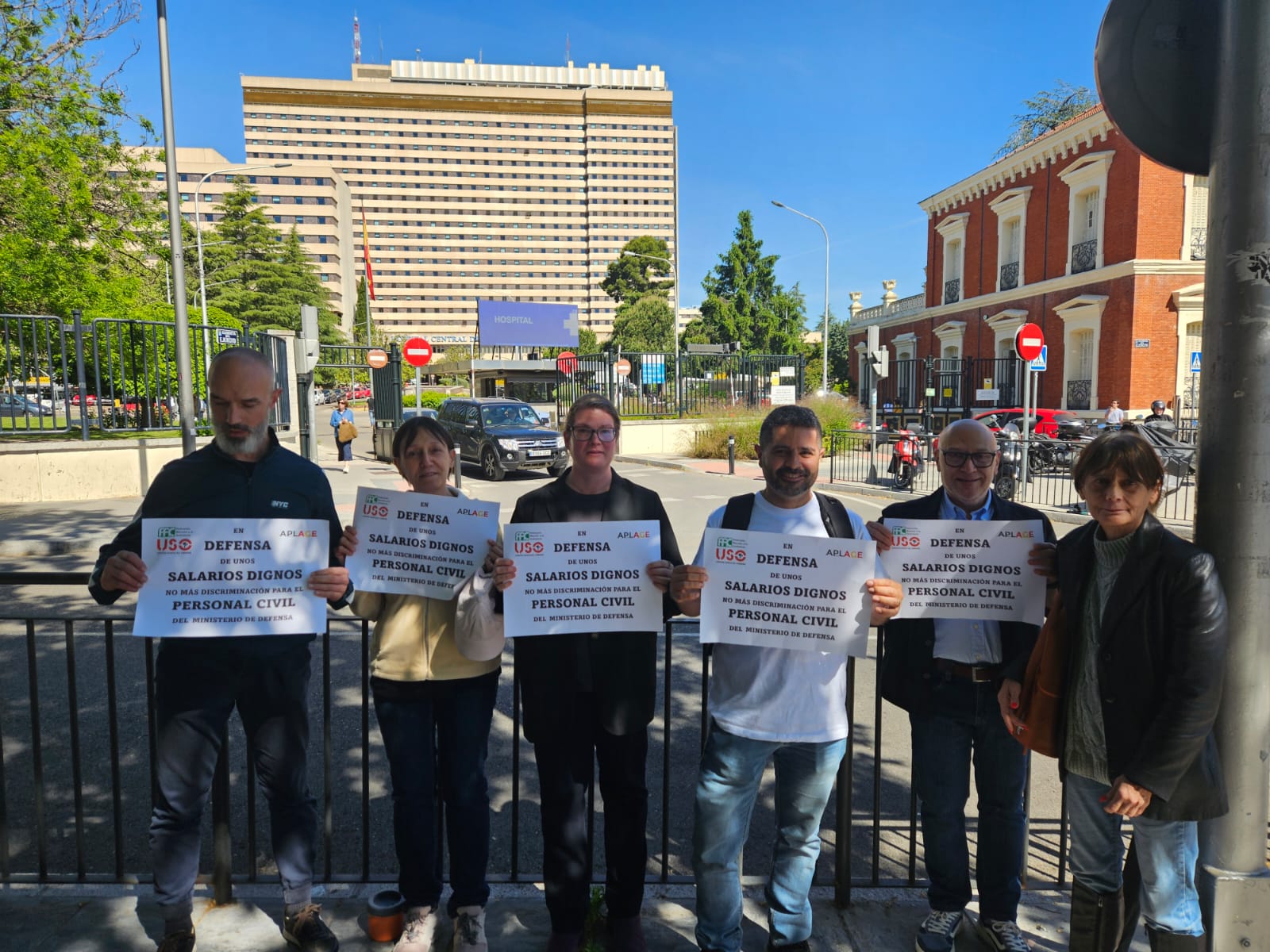 concentración en Hospital Gómez Ulla