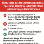 Histórica victoria de FAC-USOC en reclamación por reconocimiento de categoría