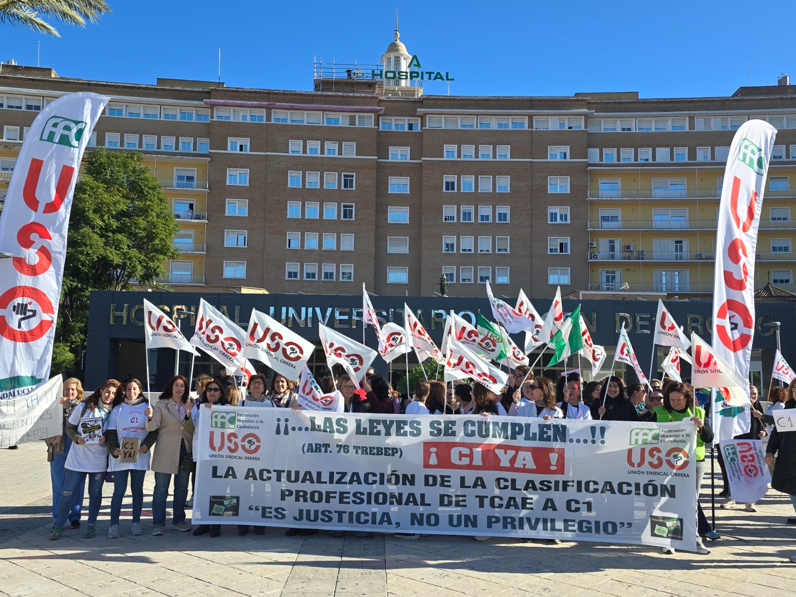 FAC-USO “felicita” a los sindicatos mayoritarios por descubrir ahora la movilización sanitaria