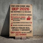 FAC-USO exige que la Oferta de Empleo Público de 2026 dé una solución real a la falta de personal