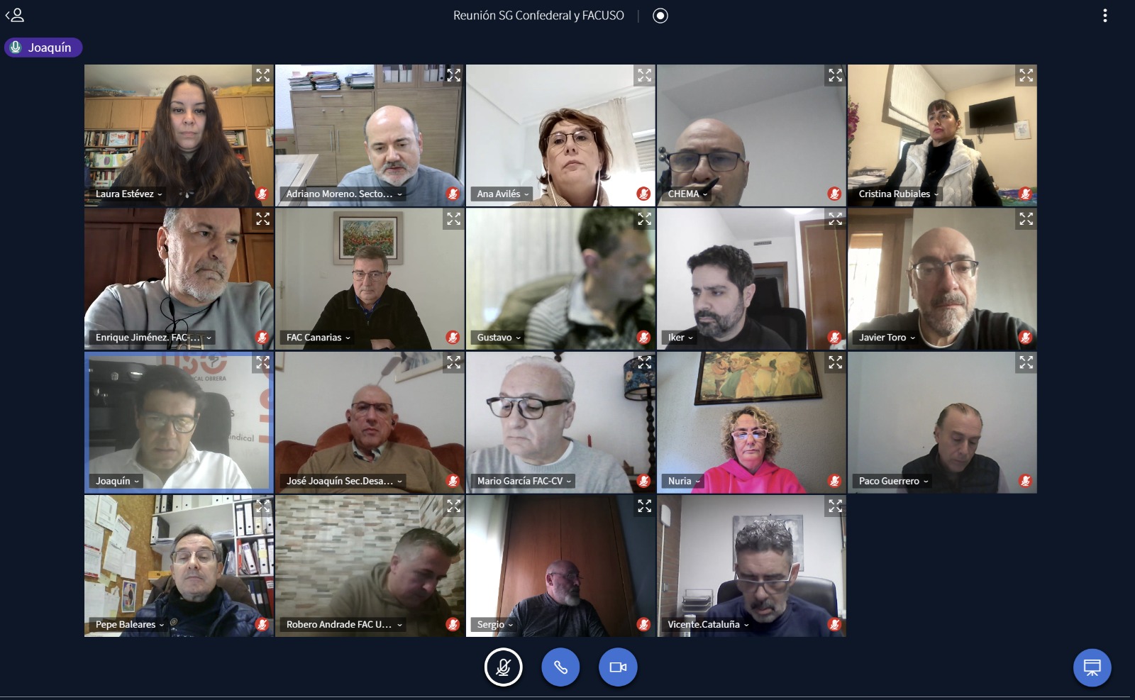 FAC-USO refuerza su apuesta por la formación y los recursos jurídicos para una USO más cohesionada